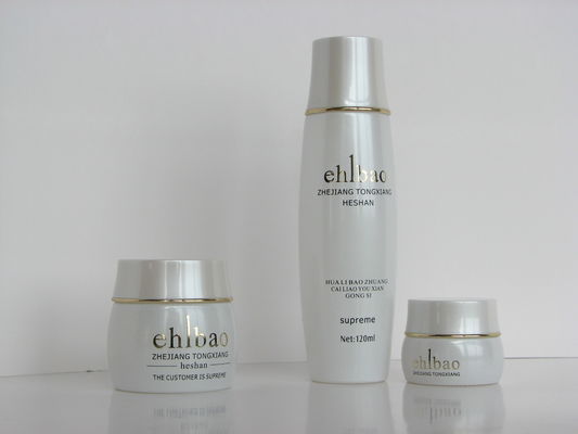Chai và lọ đựng mỹ phẩm bằng thủy tinh nhỏ 50ml màu trắng mờ