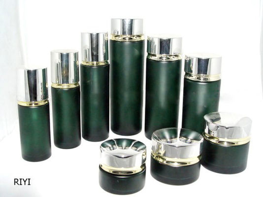 Thùng và lọ thủy tinh mỹ phẩm nhũ hoàn màu tùy chỉnh 80ML 40ML