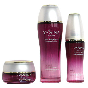 Tùy chỉnh 4 Ounce 1 OZ Thổi màu Chai và lọ thủy tinh mỹ phẩm rỗng có màu